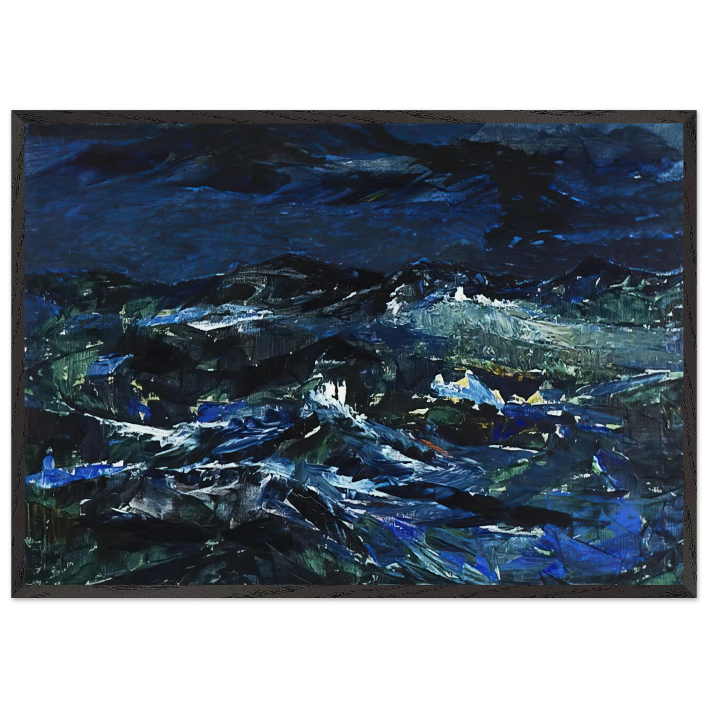 Sea - 1962 - Tove Jansson Framed Art Print – Black Wooden Frame - Default Title - -Framed Art Print