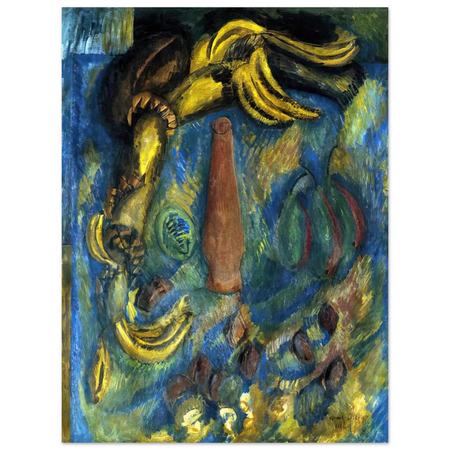 Raoul Dufy - STILL LIFE WITH BANANAS 1909 Fine Art Poster - Default Title