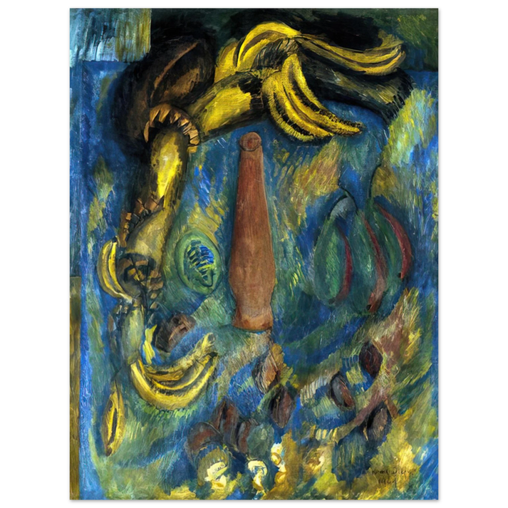 Raoul Dufy - STILL LIFE WITH BANANAS 1909 75x100 cm / 30x40inches Fine Art Poster