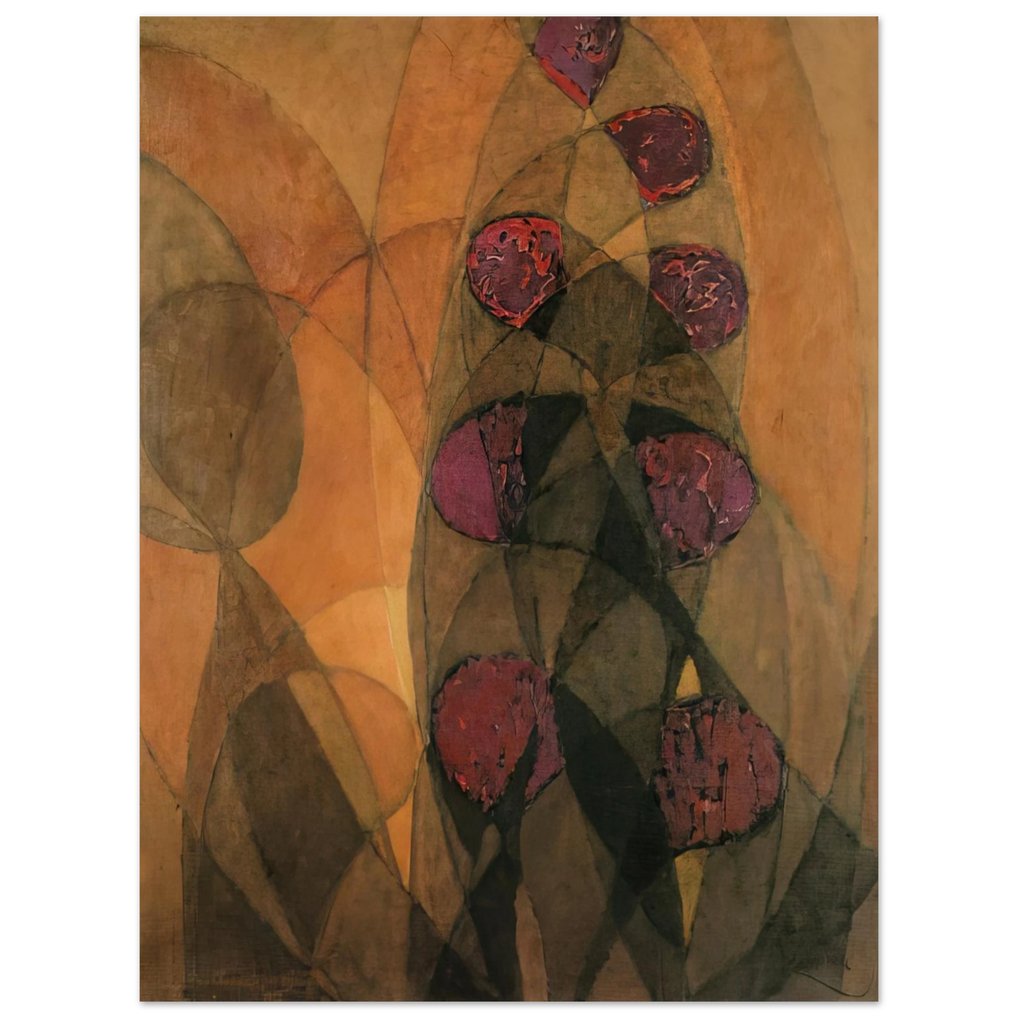 Frantisek Kupka - Warm Chromatics Fine Art Poster - Default Title