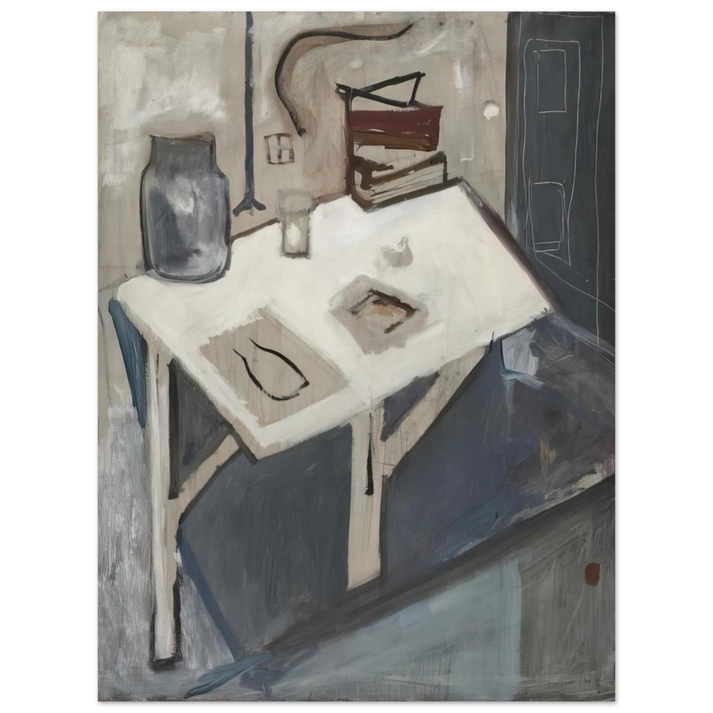 Maria Helena Vieira da Silva - Still Life Blue - 1932 75x100 cm / 30x40inches Fine Art Poster