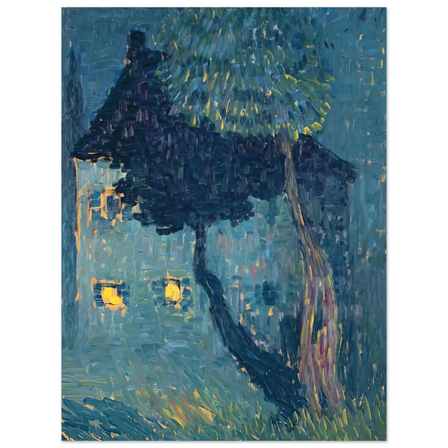 Alexej von Jawlensky - COTTAGE IN THE WOODS 1903 Fine Art Poster - Default Title