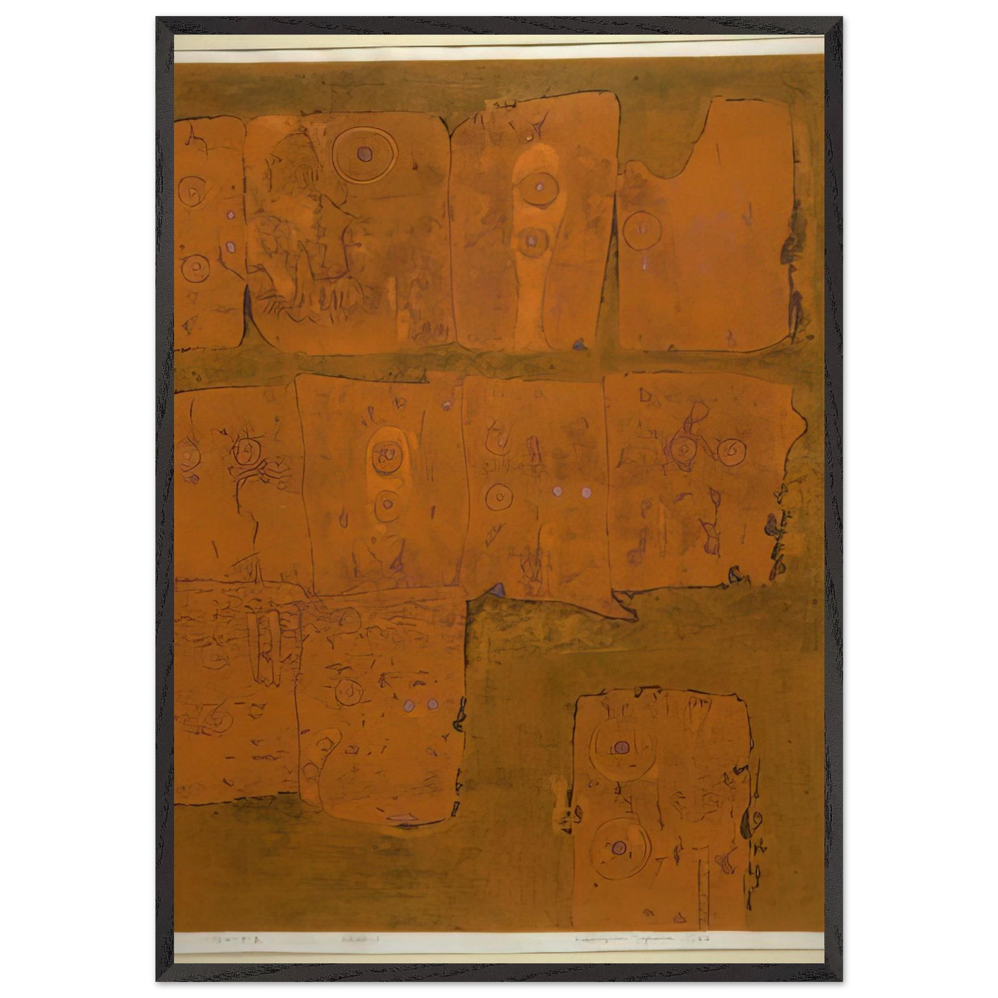 Tsunagagia - 1962 - Hiroyuki Tajima Framed Art Print – Black Wooden Frame - Default Title - -Framed Art Print