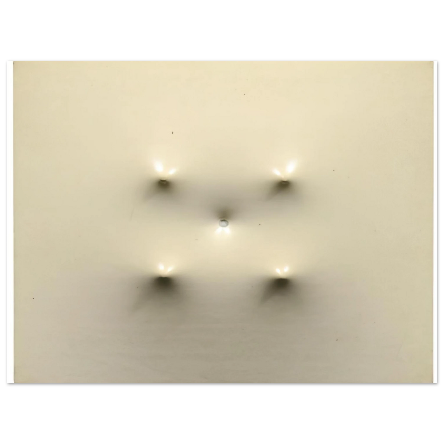 Enrico Castellani - Superficie Bianca - 1967 Fine Art Poster - Default Title