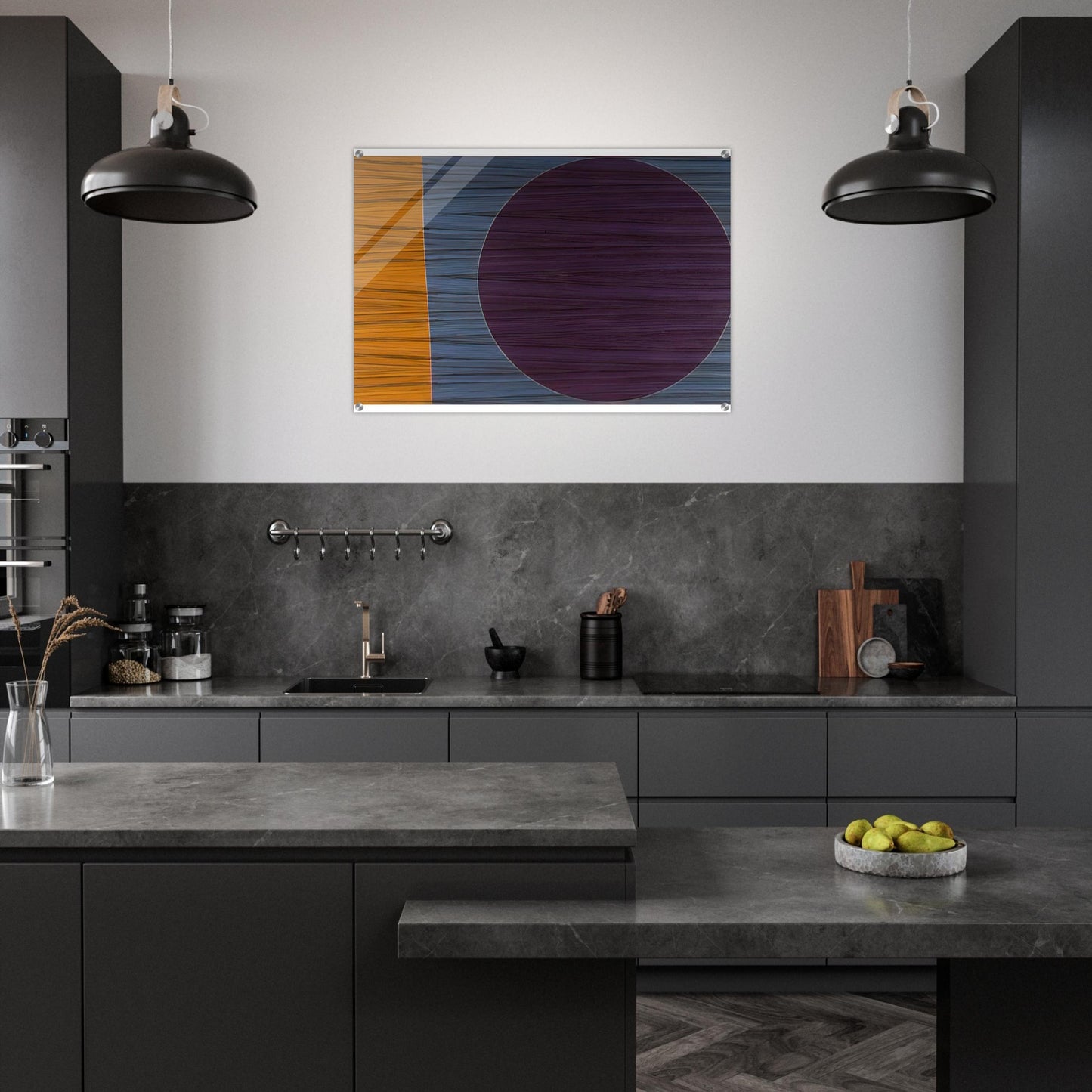 Rhinoceros 3 - Sam Gilliam Acrylic Print - 70x100 cm / 28x40″ inches