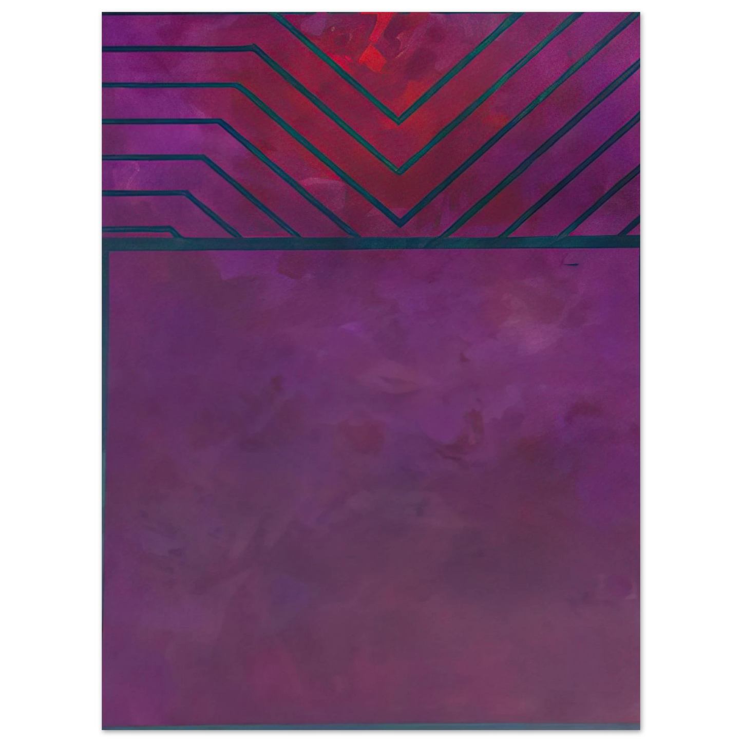 Luis Feito - UNTITLED 1986 Fine Art Poster - Default Title