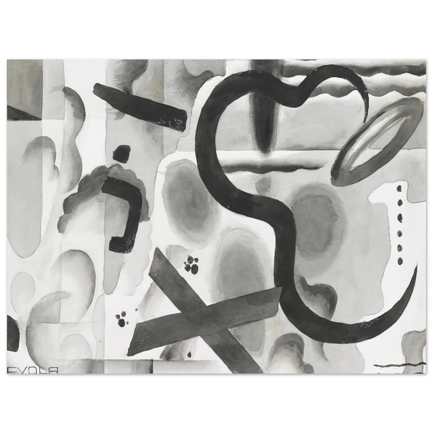 Julius Evola - Untitled - Dada Fine Art Poster - Default Title