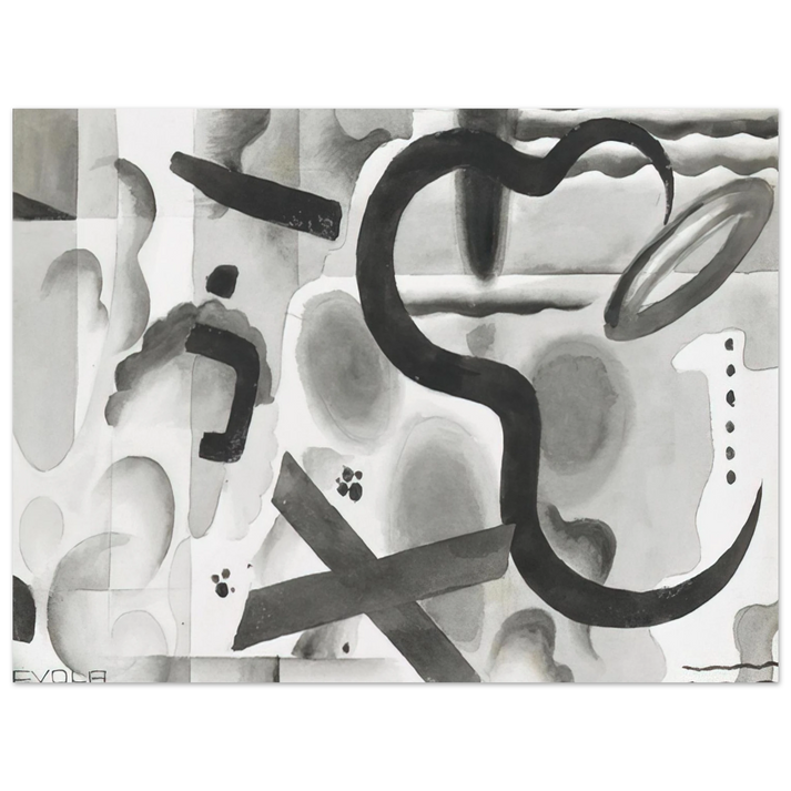 Julius Evola - Untitled - Dada 75x100 cm / 30x40inches Fine Art Poster