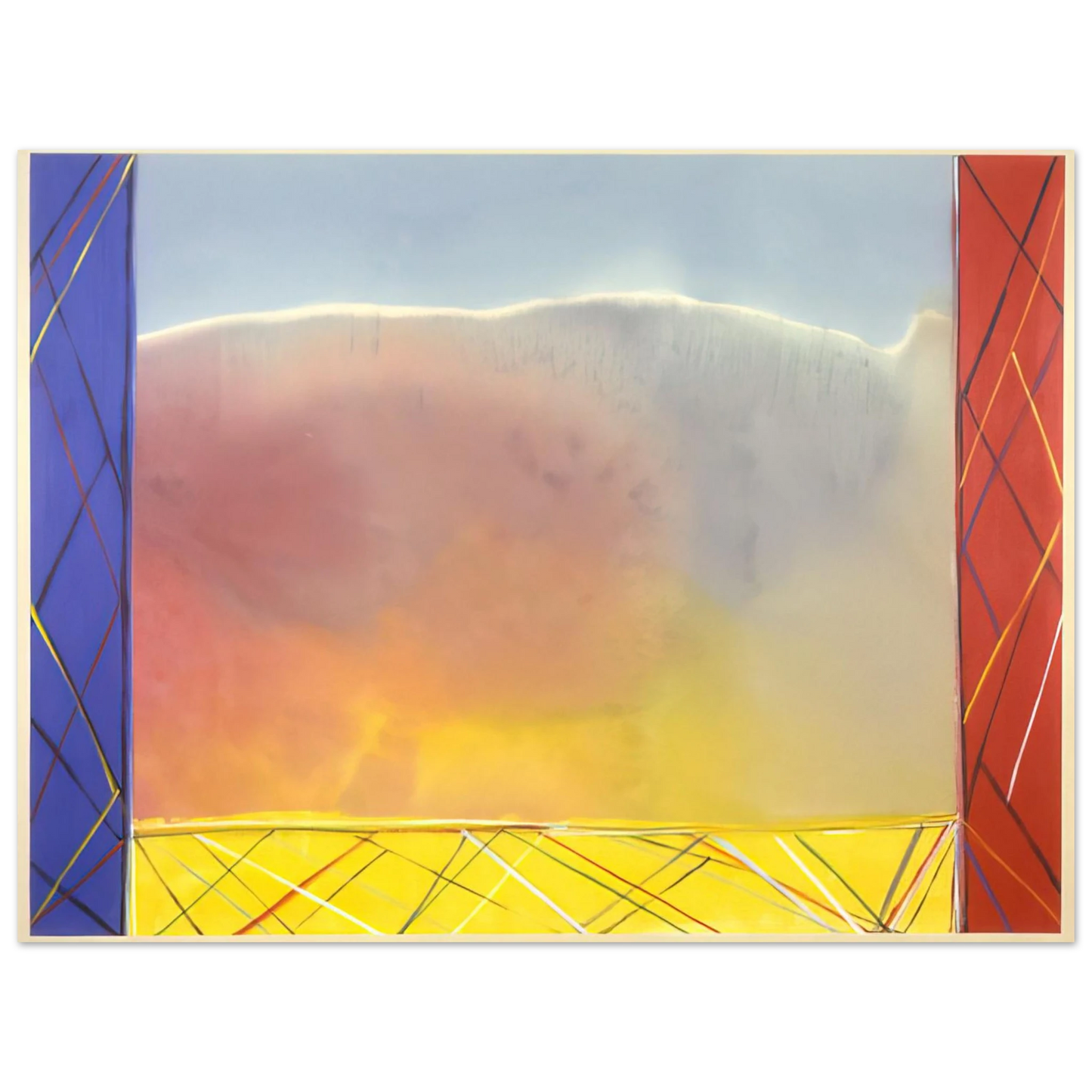 Ronnie Landfield - Winds Of Samoa - 1988 Fine Art Poster - Default Title