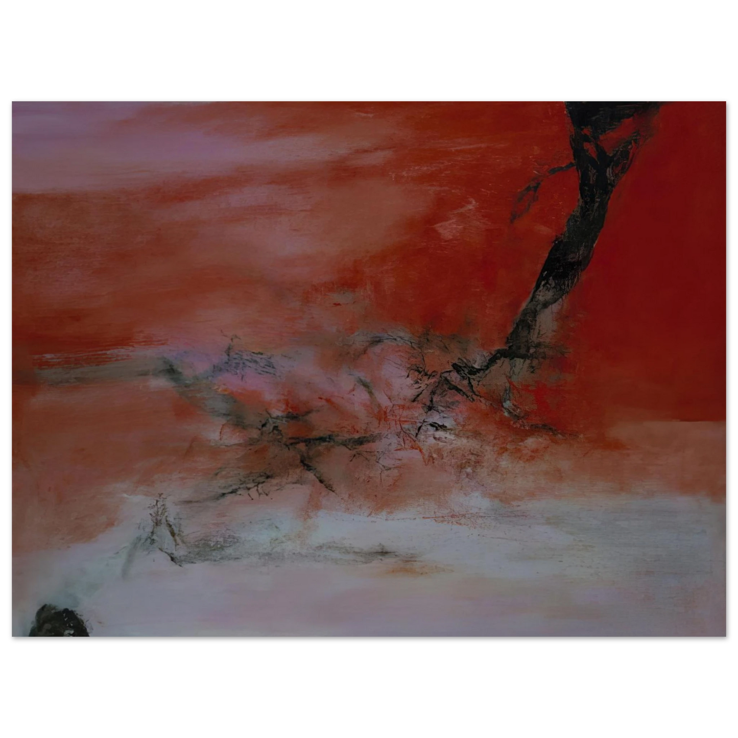 Zao Wou-Ki - 10 JANVIER 2001 2001 Fine Art Poster - Default Title