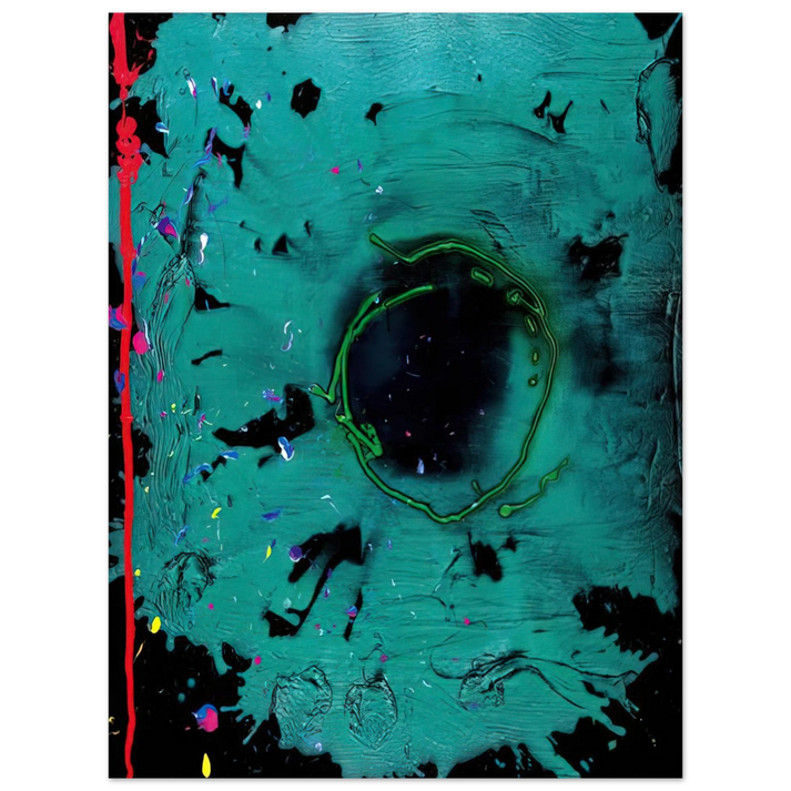 John Hoyland - Eyes That Dream - 20.3.08 Clifford Dies - 2008 75x100 cm / 30x40inches Fine Art Poster
