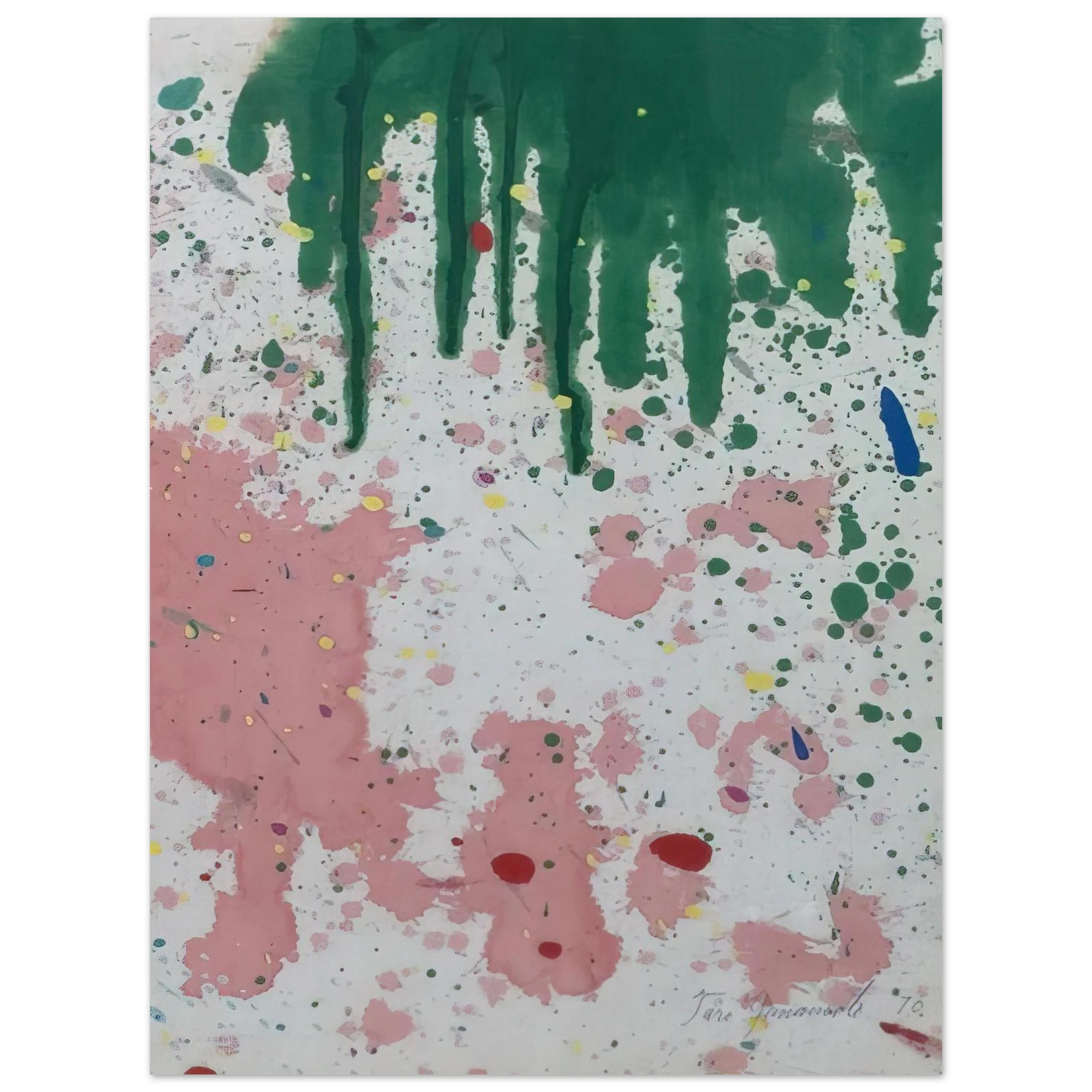 Taro Yamamoto - UNTITLED 1970 Fine Art Poster - Default Title