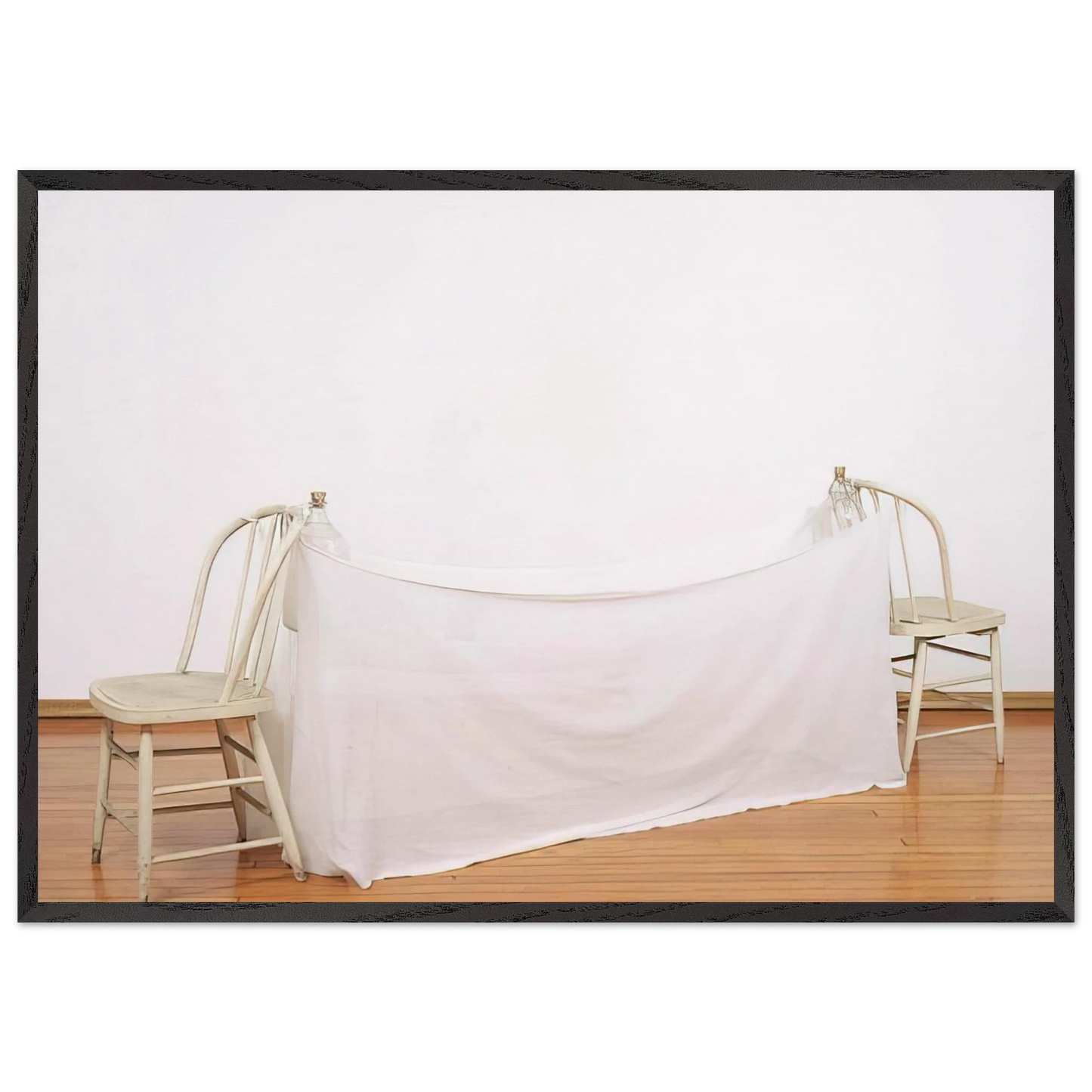 SANT AGNESE VENETIAN 1973 - Robert Rauschenberg 70x100 cm / 28x40 inches Framed Art Print – Black Wooden Frame