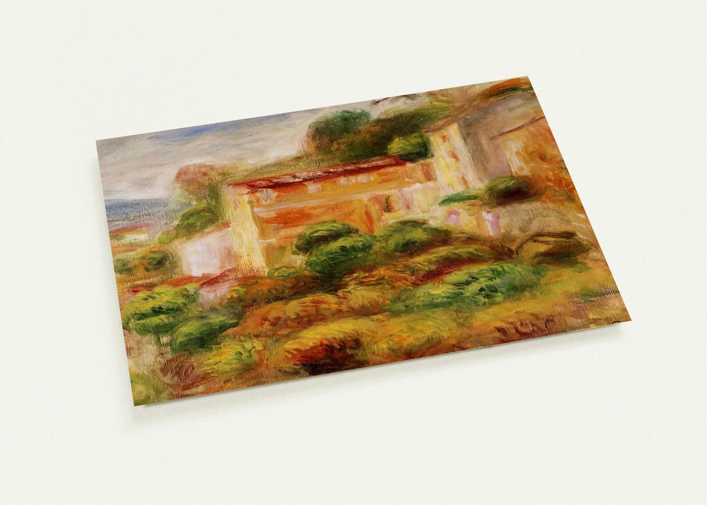 Maison de la Poste By Pierre-Auguste Renoir Pack of 10 Post Cards | Pierre-Auguste Renoir Post Cards | A6 (10.5 x 14.8 cm) - 4.1 x 5.8 inches