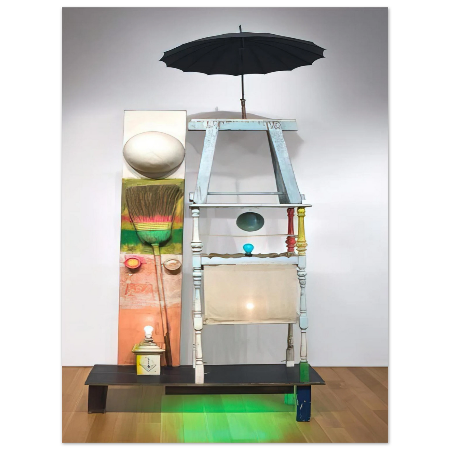 Robert Rauschenberg - THE TOWER 1957 Fine Art Poster - Default Title