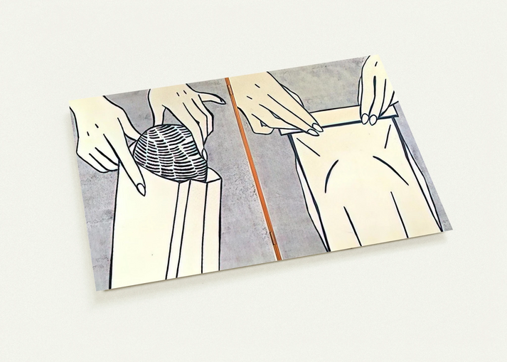 BREAD IN BAG 1961 By Roy Lichtenstein Pack of 10 Post Cards | Roy Lichtenstein Post Cards | A6 (10.5 x 14.8 cm) - 4.1 x 5.8 inches