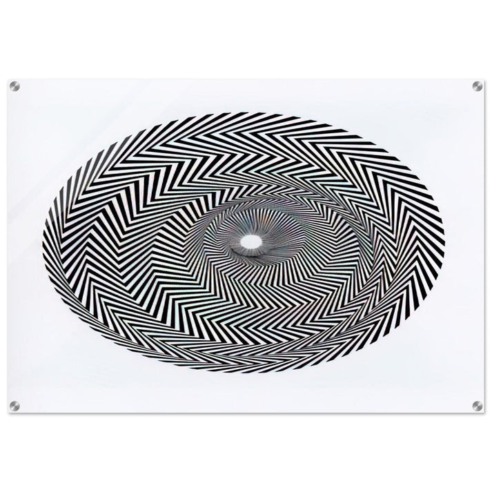 BLAZE 1 1962 - Bridget Riley Acrylic Print - 70x100 cm / 28x40″ inches