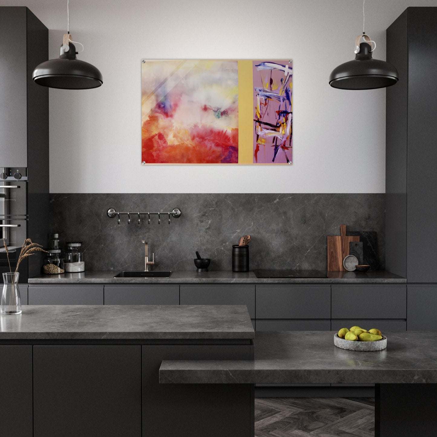 Ancient Jerusalem - 1992 - Ronnie Landfield Acrylic Print - 70x100 cm / 28x40″ inches | Ronnie Landfield Wall Art | Ronnie Landfield Prints