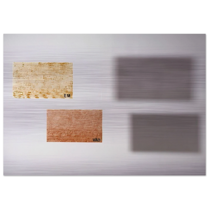 Poems of Light. In vain - 1957 - Lygia Pape Brushed Aluminum Print - 70x100 cm / 28x40 inches | Lygia Pape Aluminum Print | Lygia Pape Prints