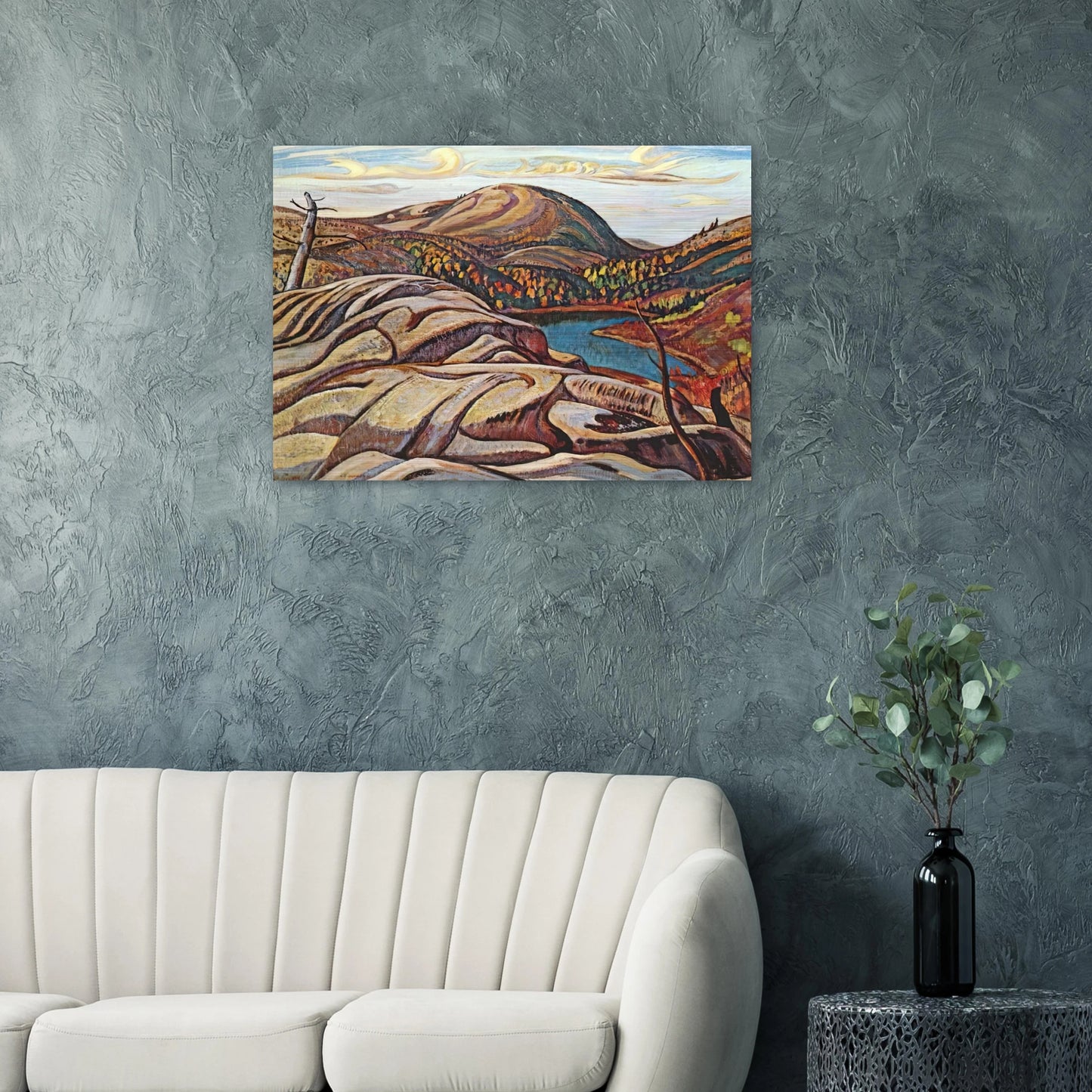 Nellie Lake - 1933 - A.Y. Jackson Brushed Aluminum Print - 70x100 cm / 28x40 inches | A.Y. Jackson Aluminum Print | A.Y. Jackson Prints