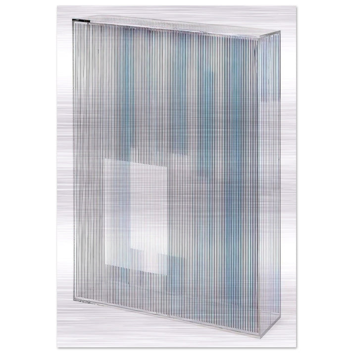LA BOITE 1967 - Jesus Rafael Soto Brushed Aluminum Print - 70x100 cm / 28x40 inches | Jesus Rafael Soto Aluminum Print | Jesus Rafael Soto Prints