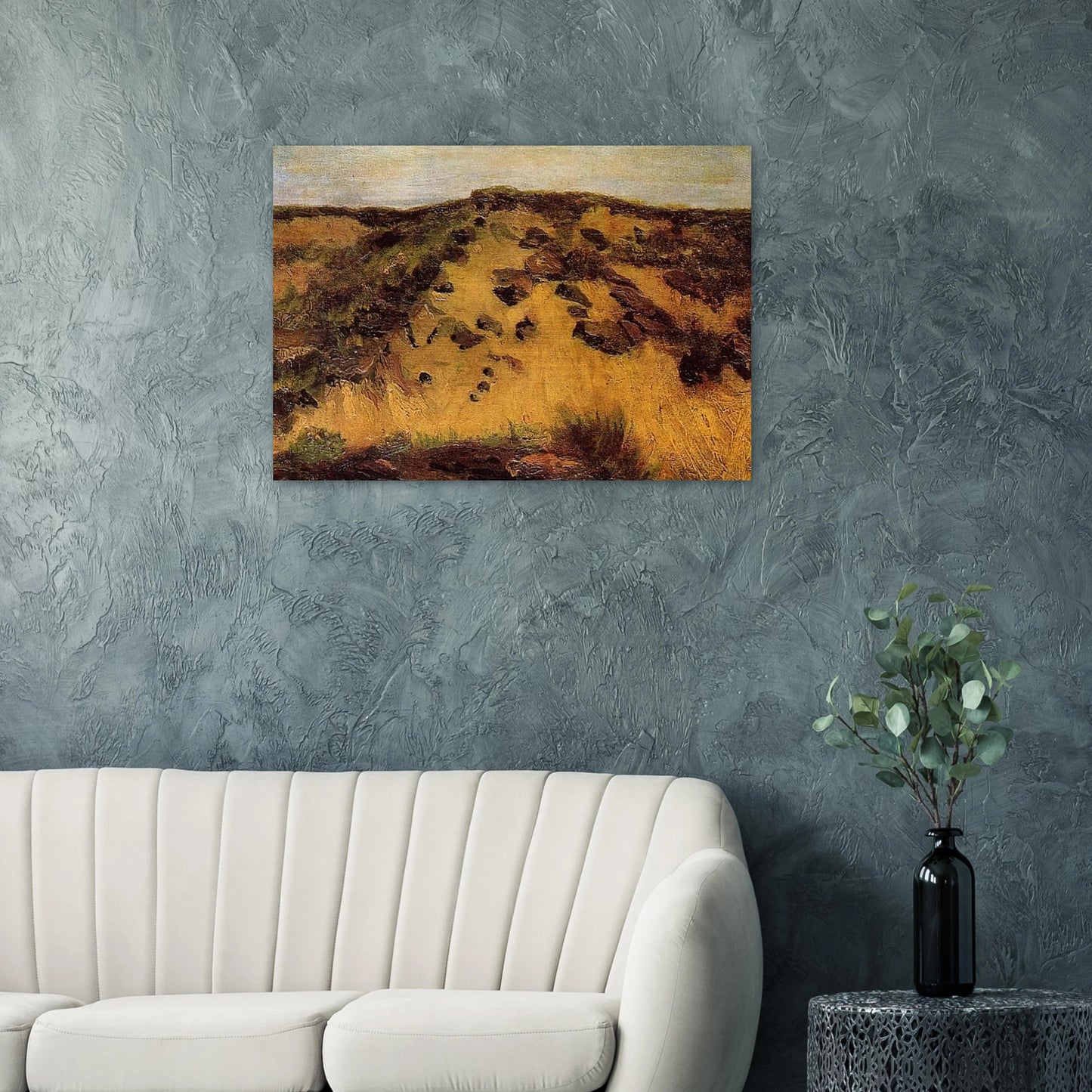 Dunes - Vincent van Gogh Brushed Aluminum Print - 70x100 cm / 28x40 inches | Vincent van Gogh Aluminum Print | Vincent van Gogh Prints