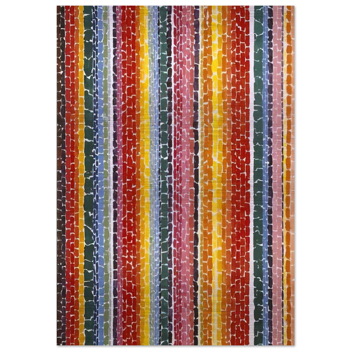 EARTH SERMON BEAUTY LOVE AND PEACE 1971 - Alma Woodsey Thomas Brushed Aluminum Print - 70x100 cm / 28x40 inches | Alma Woodsey Thomas Aluminum Print | Alma Woodsey Thomas Prints