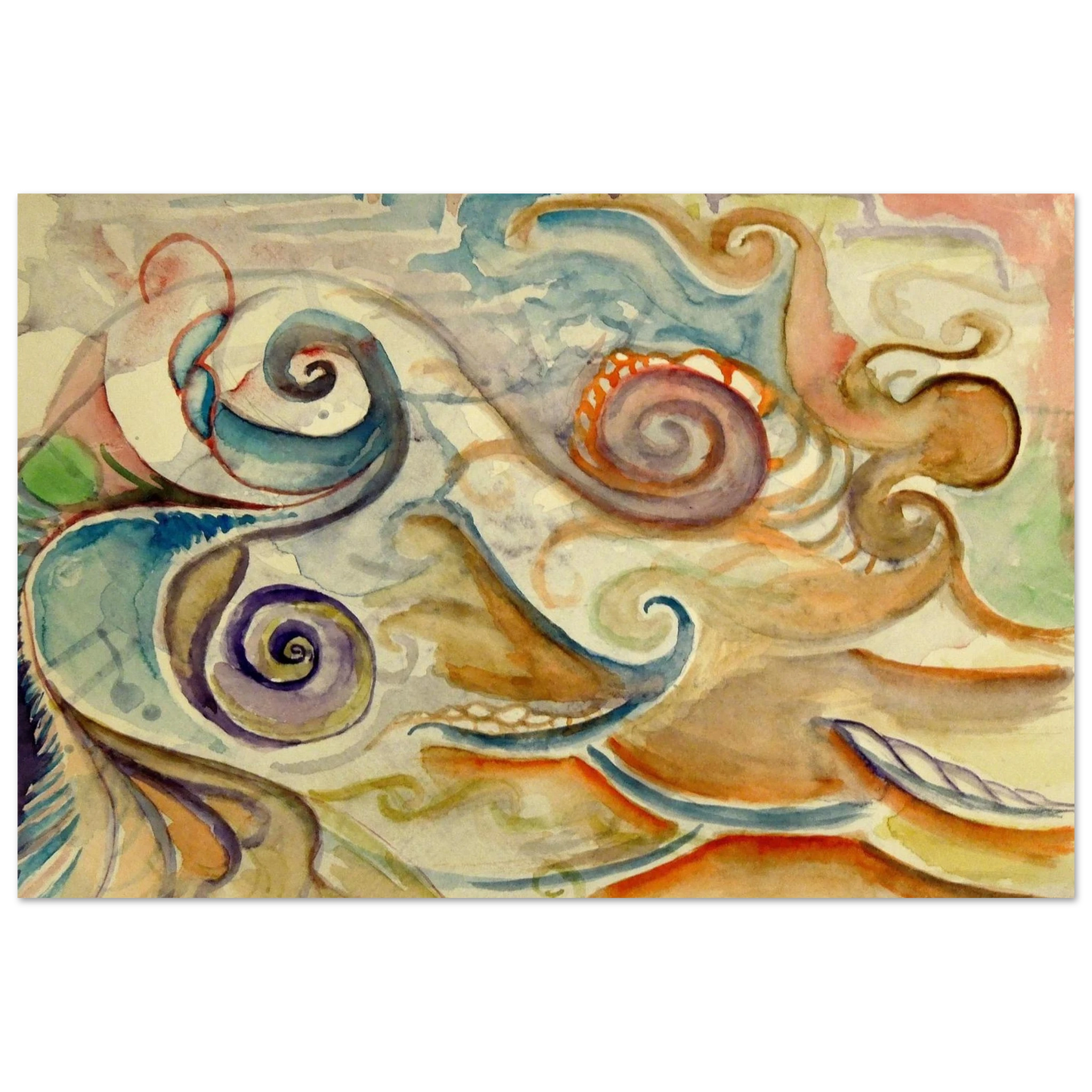 Walter Inglis Anderson - Walter Anderson Wall art - 60x90 cm / 24x36 Inches - Premium Wooden Framed Poster With Fine Art Paper - Wood frame
