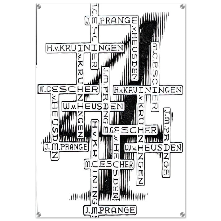 ESCHER (29) - MC Escher Acrylic Print - 70x100 cm / 28x40″ inches | Maurits Cornelis Escher Prints