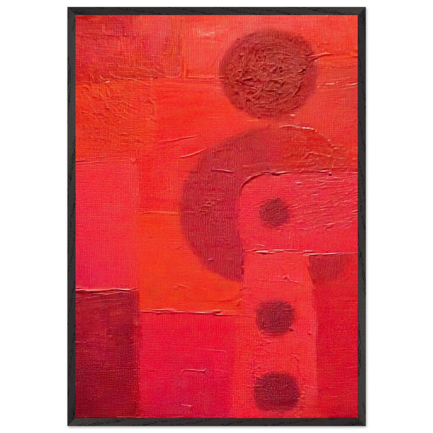 Deshabitados 101 - Pedro Coronel Framed Art Print – Black Wooden Frame - Default Title - -Framed Art Print