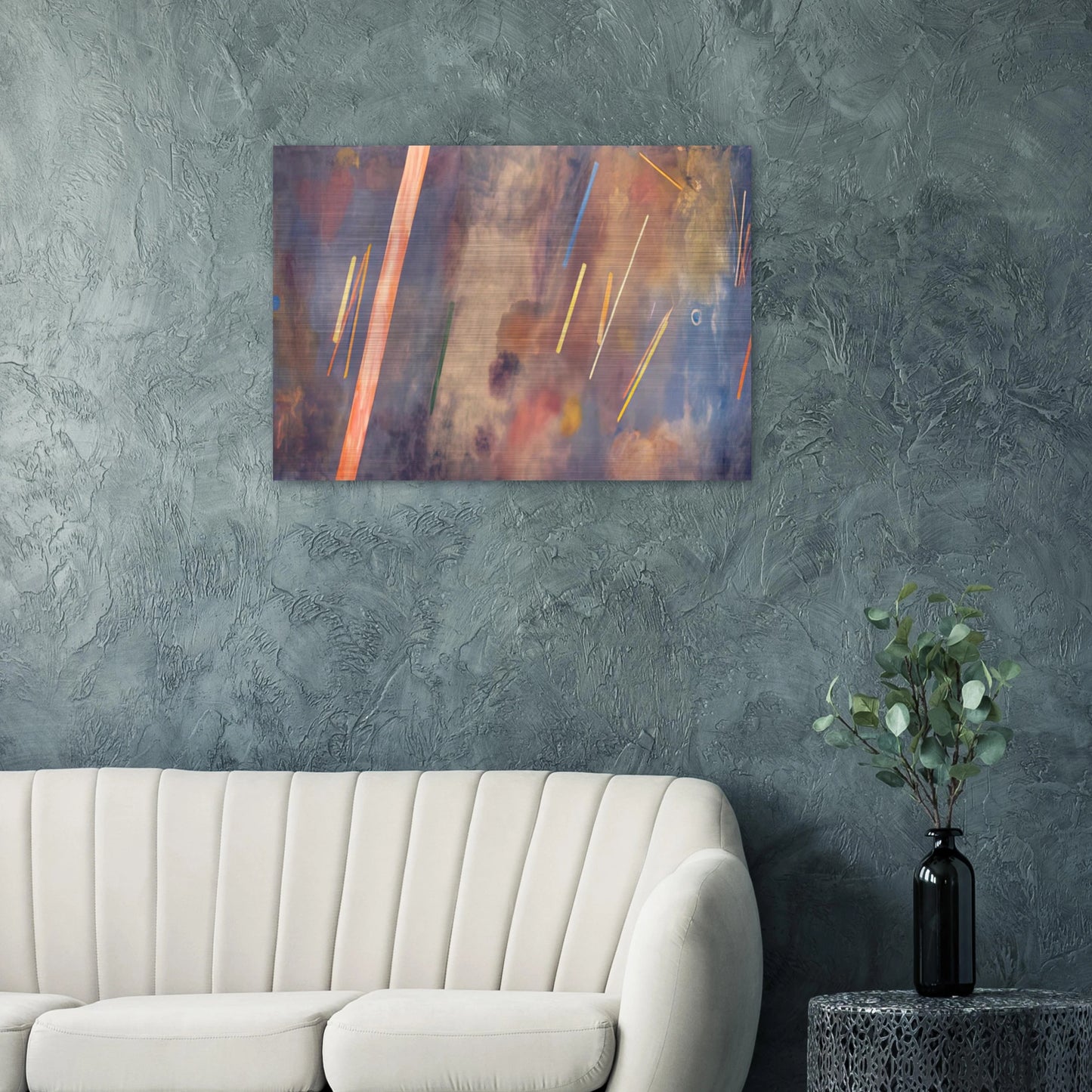 For William Blake - 1968 - Ronnie Landfield Brushed Aluminum Print - 70x100 cm / 28x40 inches | Ronnie Landfield Aluminum Print | Ronnie Landfield Prints