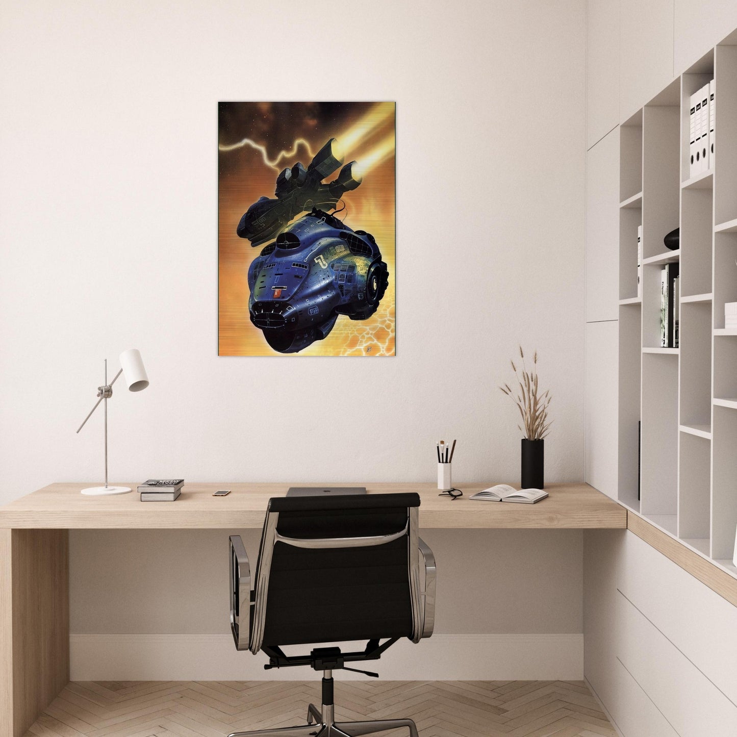 Chris Foss - Chris Foss Brushed Aluminum Print - 70x100 cm / 28x40 inches | Chris Foss Aluminum Print | Chris Foss Prints