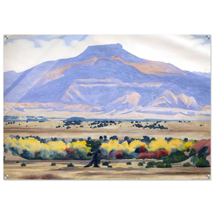 Pedernal - Georgia O'Keeffe Acrylic Print - 70x100 cm / 28x40″ inches