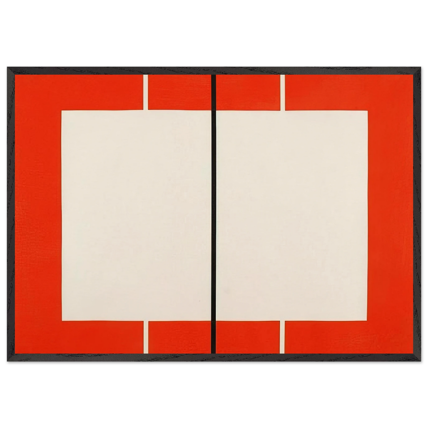 Untitled S 199 - 1990 - Donald Judd Framed Art Print – Black Wooden Frame - Default Title - -Framed Art Print