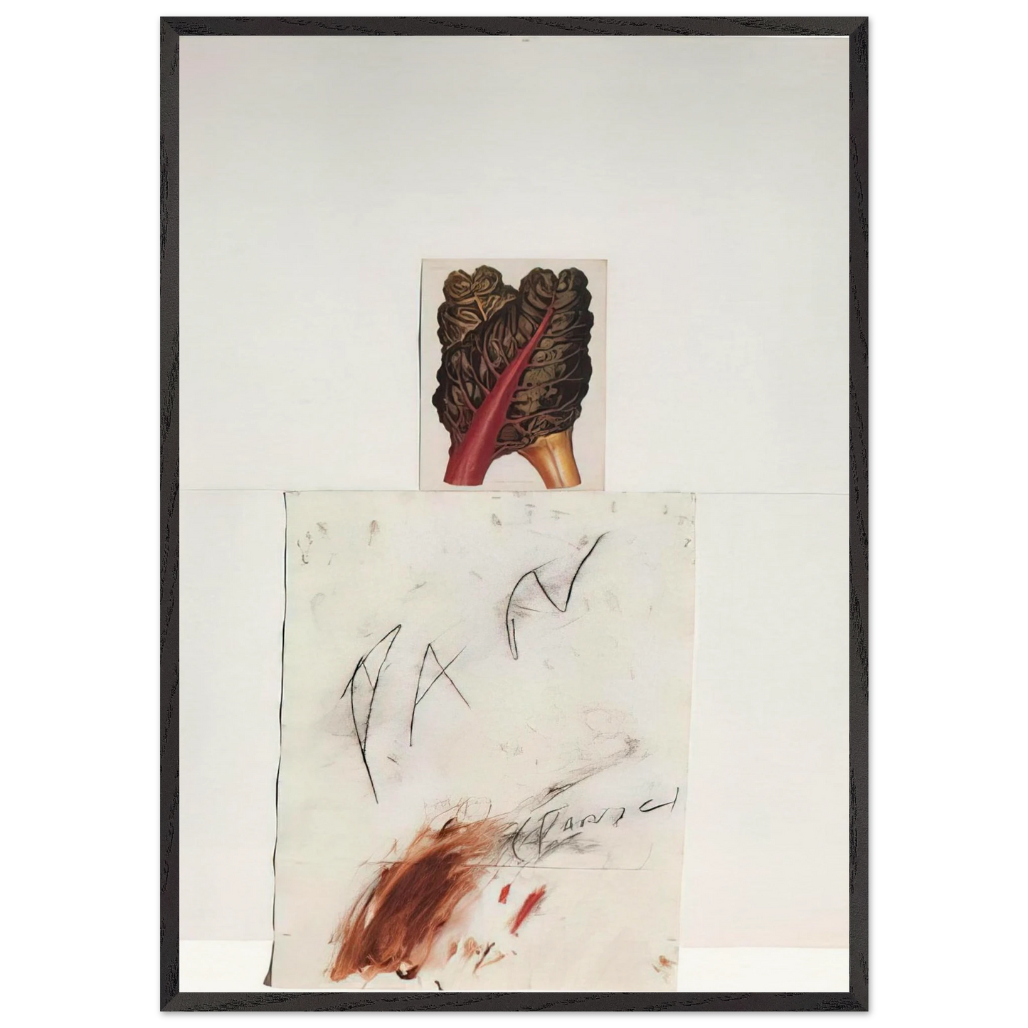 Pan - Cy Twombly Framed Art Print – Black Wooden Frame - Default Title - -Framed Art Print