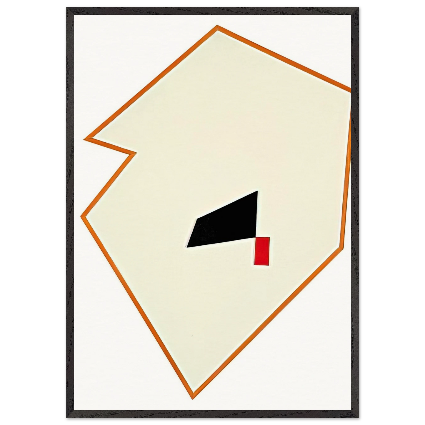 Untitled - 1945 N2 - Tomas Maldonado Framed Art Print – Black Wooden Frame - Default Title - -Framed Art Print