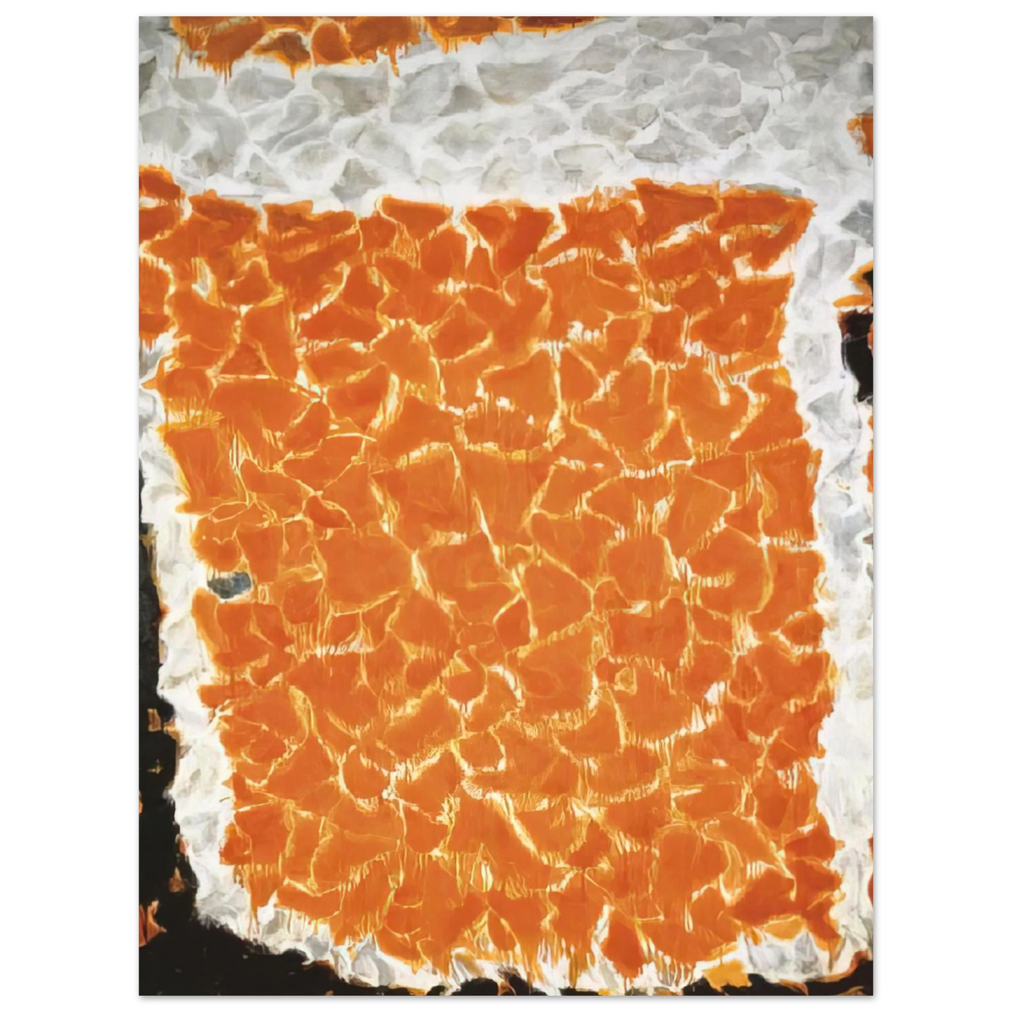 Sam Francis - Big Orange Fine Art Poster - Default Title