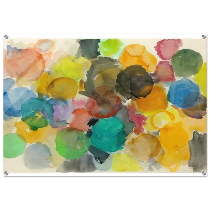 Untitled - 1961 - Ernst Wilhelm Nay Acrylic Print - 70x100 cm / 28x40″ inches