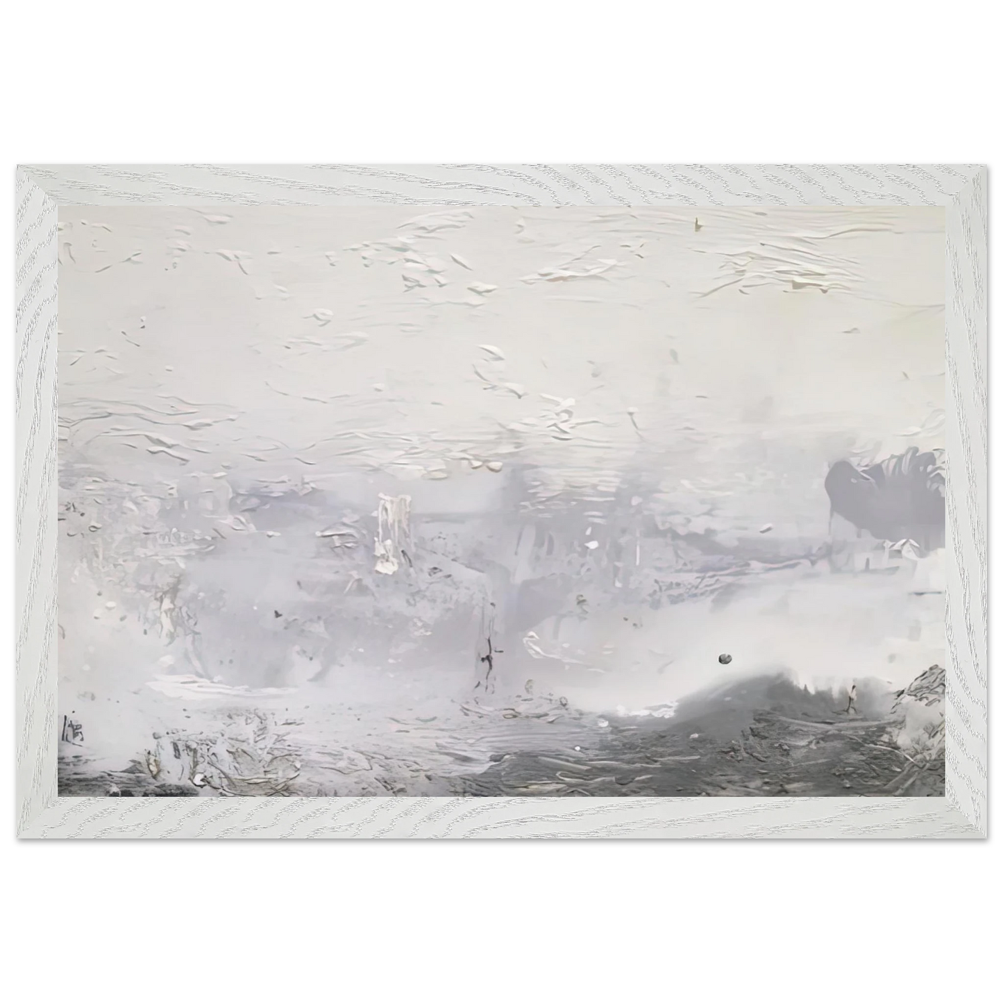 Helen Frankenthaler - Barometer, 1992- Wall Art - 60x80 cm / 24x32 inches - Premium Wooden Framed Poster With Fine Art Paper-canvas - Wood frame