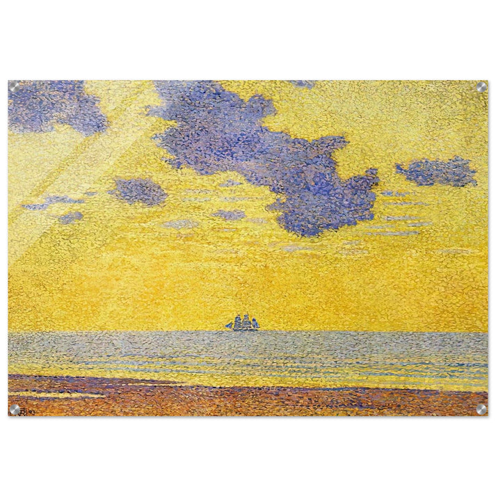 BIG CLOUDS 1893 - Theo van Rysselberghe Acrylic Print - 70x100 cm / 28x40″ inches