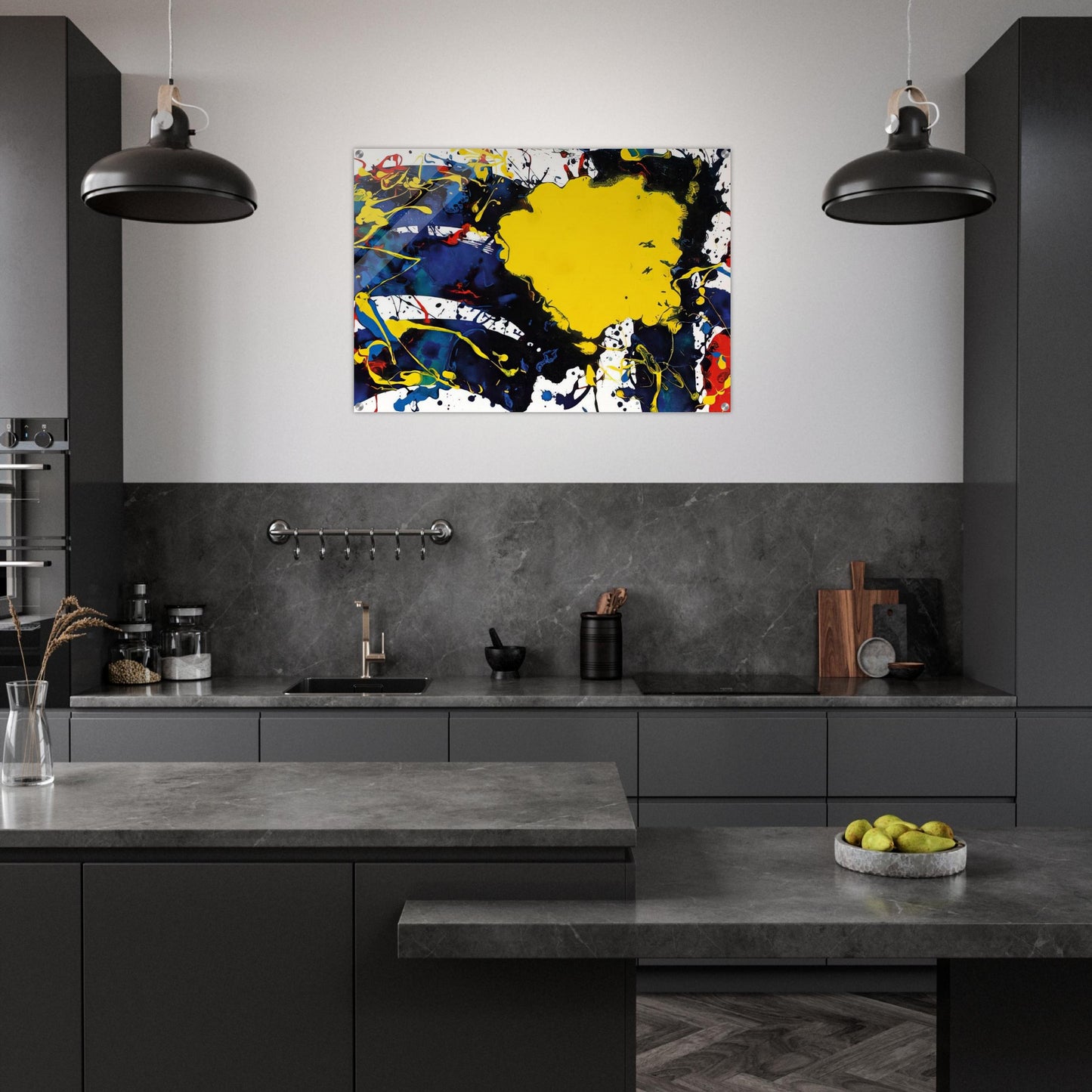 Untitled SFP94-135 SFF 1805 - Sam Francis Acrylic Print - 70x100 cm / 28x40″ inches