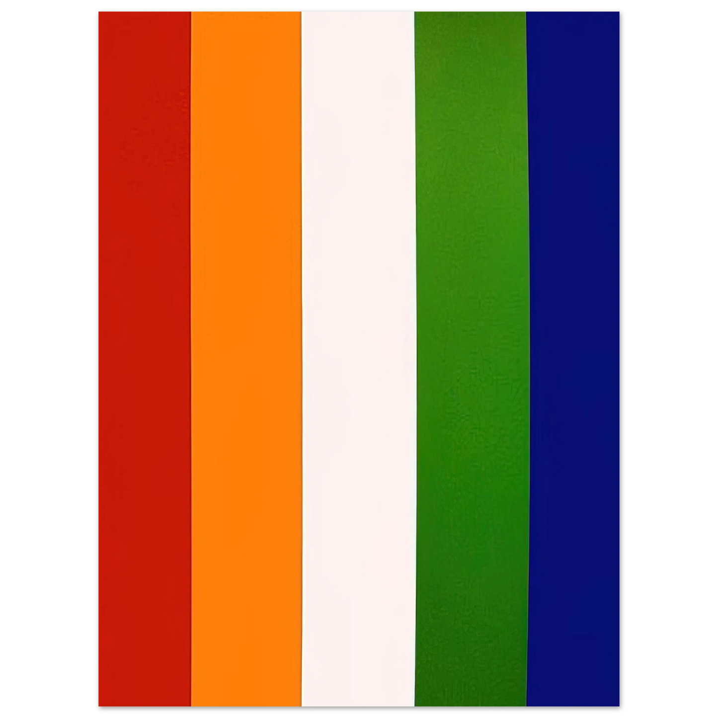 Ellsworth Kelly - Red Orange White Green Blue Fine Art Poster - Default Title