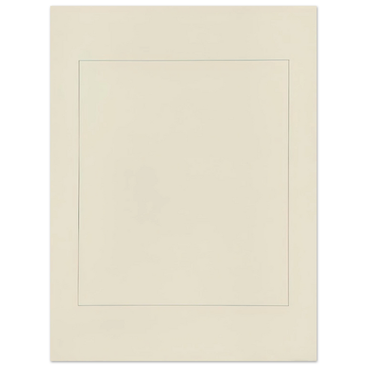 Robert Mangold - 104 PERIMETER SERIES 75x100 cm / 30x40inches Fine Art Poster