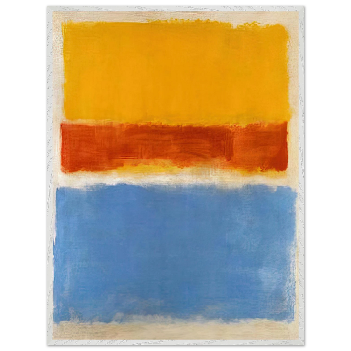 Mark Rothko - Untitled Yellow, Red and Blue - 1953 Wall Art - 60x80 cm / 24x32 inches - Fine Art Poster-canvas - -