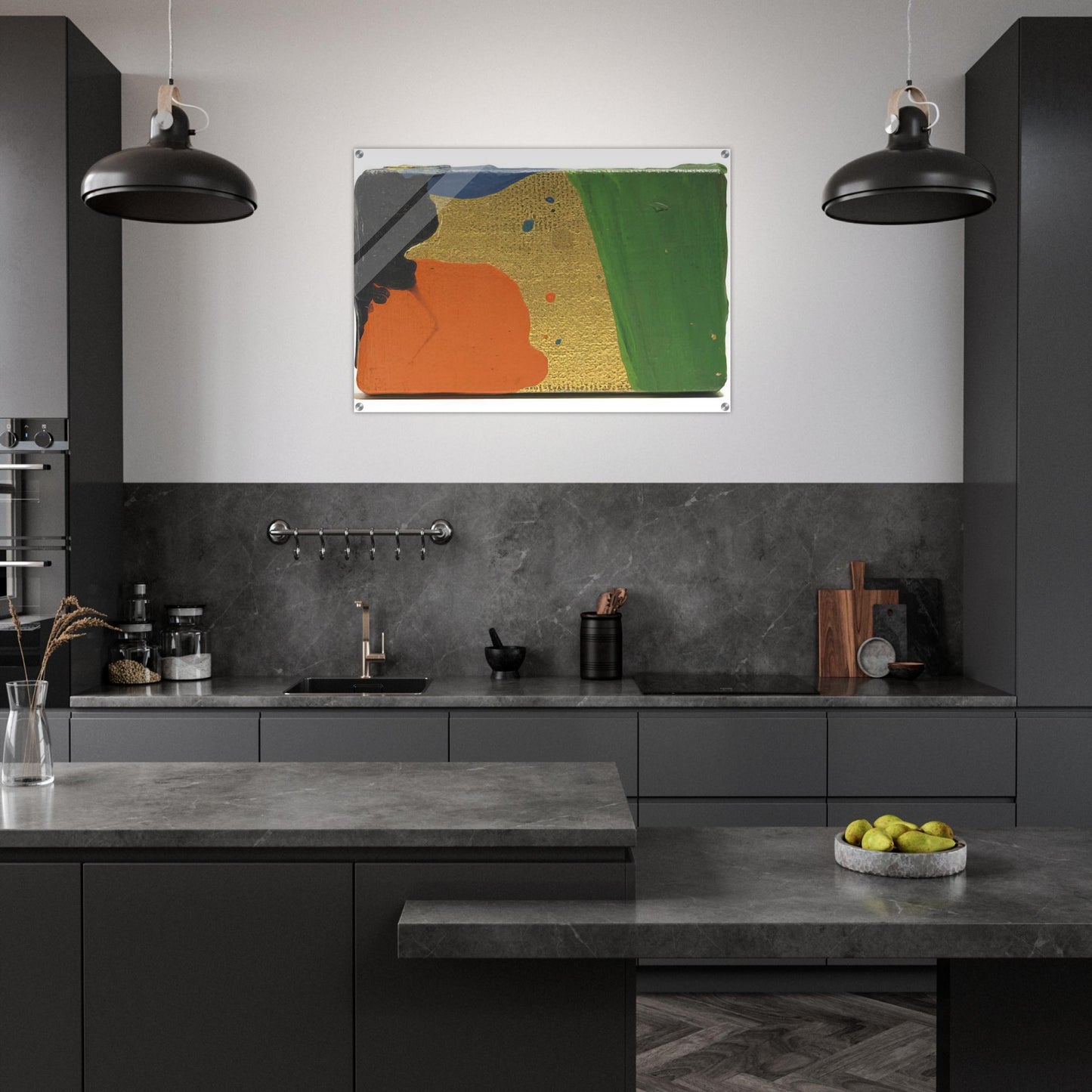 Untitled Sam Francis for Arnold Newman - Sam Francis Acrylic Print - 70x100 cm / 28x40″ inches | Sam Francis Wall Art | Sam Francis Prints