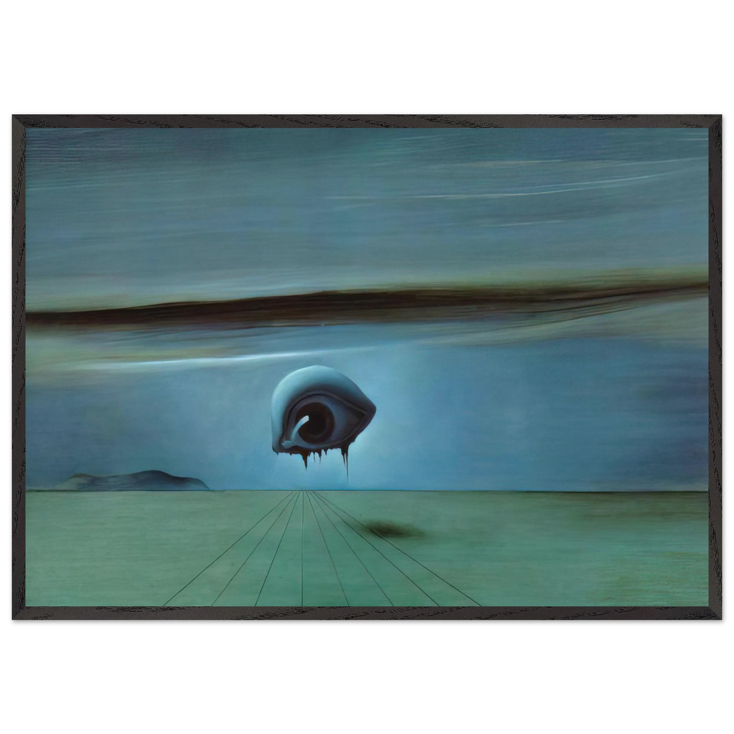THE EYE - Salvador Dali Framed Art Print – Black Wooden Frame - Default Title - -Framed Art Print