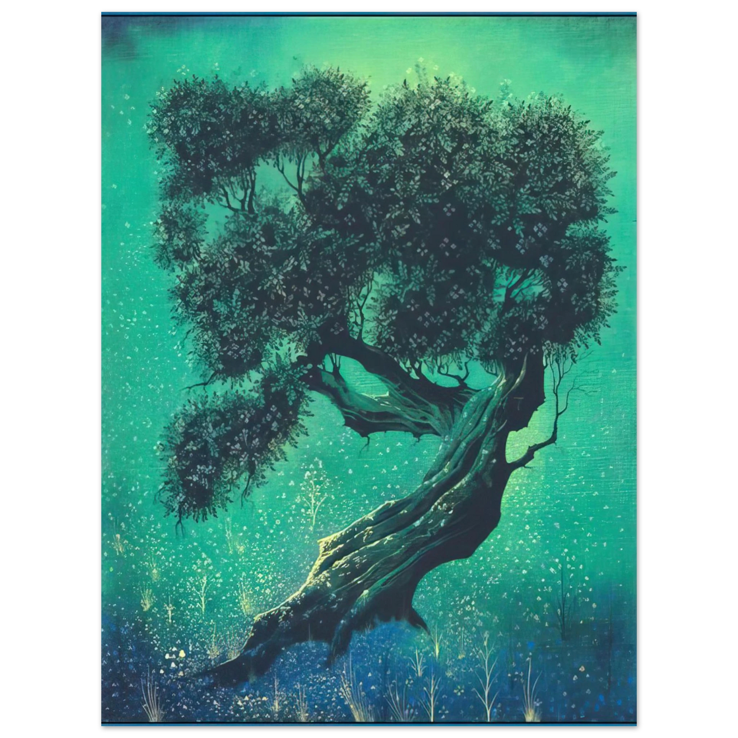 Eyvind Earle - Solitary Bonsai Fine Art Poster - Default Title