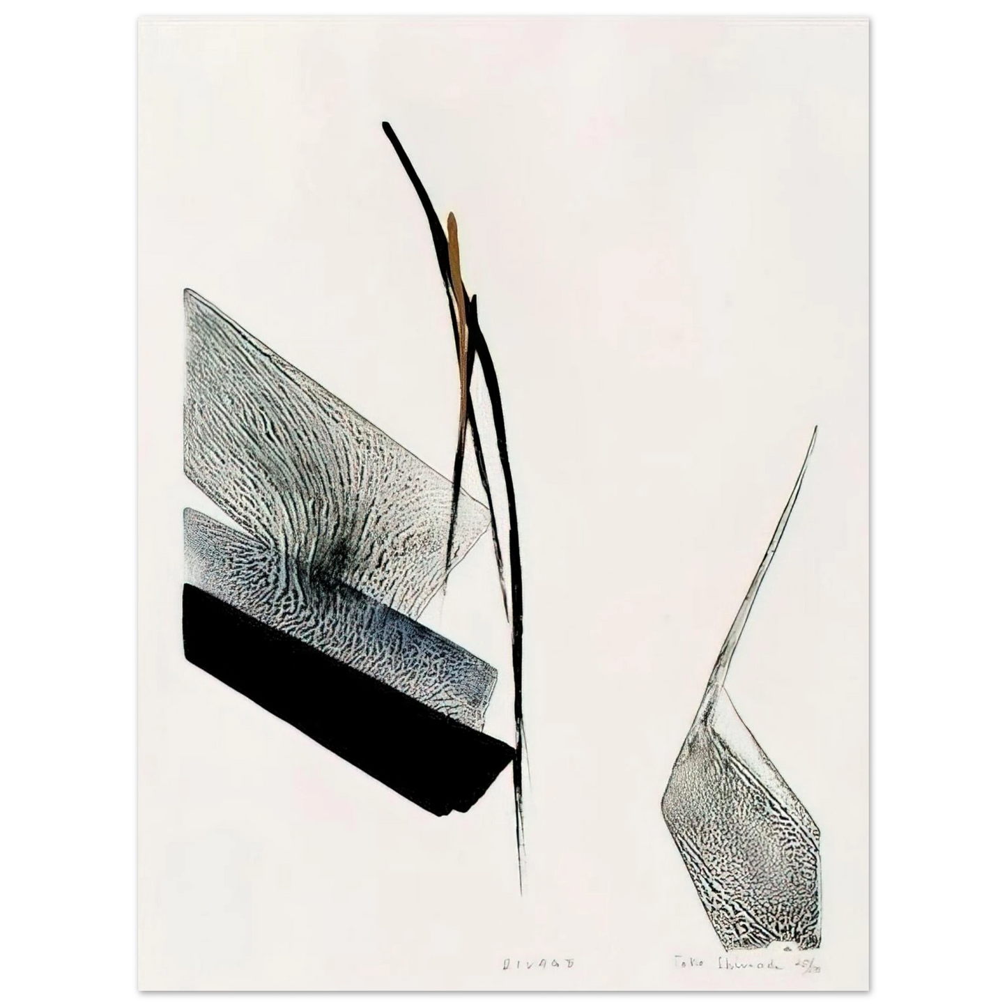 Toko Shinoda - Rivage - Abstract Expressionism Fine Art Poster - Default Title