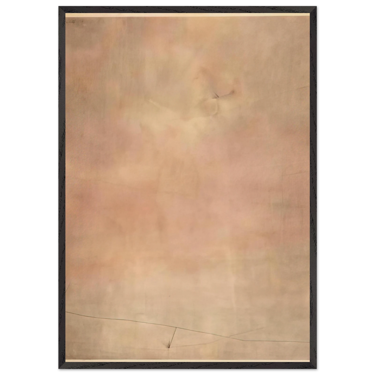 Mt Holyoke 45 - 1956 N2 - Edward Corbett 70x100 cm / 28x40 inches Framed Art Print – Black Wooden Frame