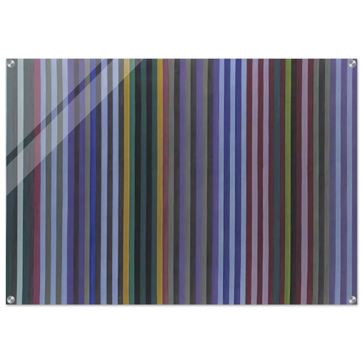 Mohawk - 1970 - Gene Davis Acrylic Print - 70x100 cm / 28x40″ inches | Gene Davis Wall Art | Gene Davis Prints